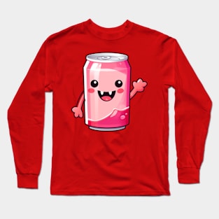 Soft drink cute T-Shirt cute giril Long Sleeve T-Shirt